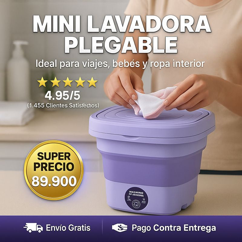 Lavadora Portátil | Diseño portátil y comparto