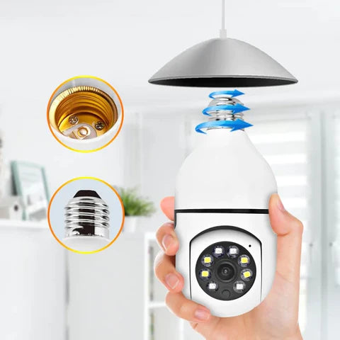 Foco cámara wifi 1080p 360°