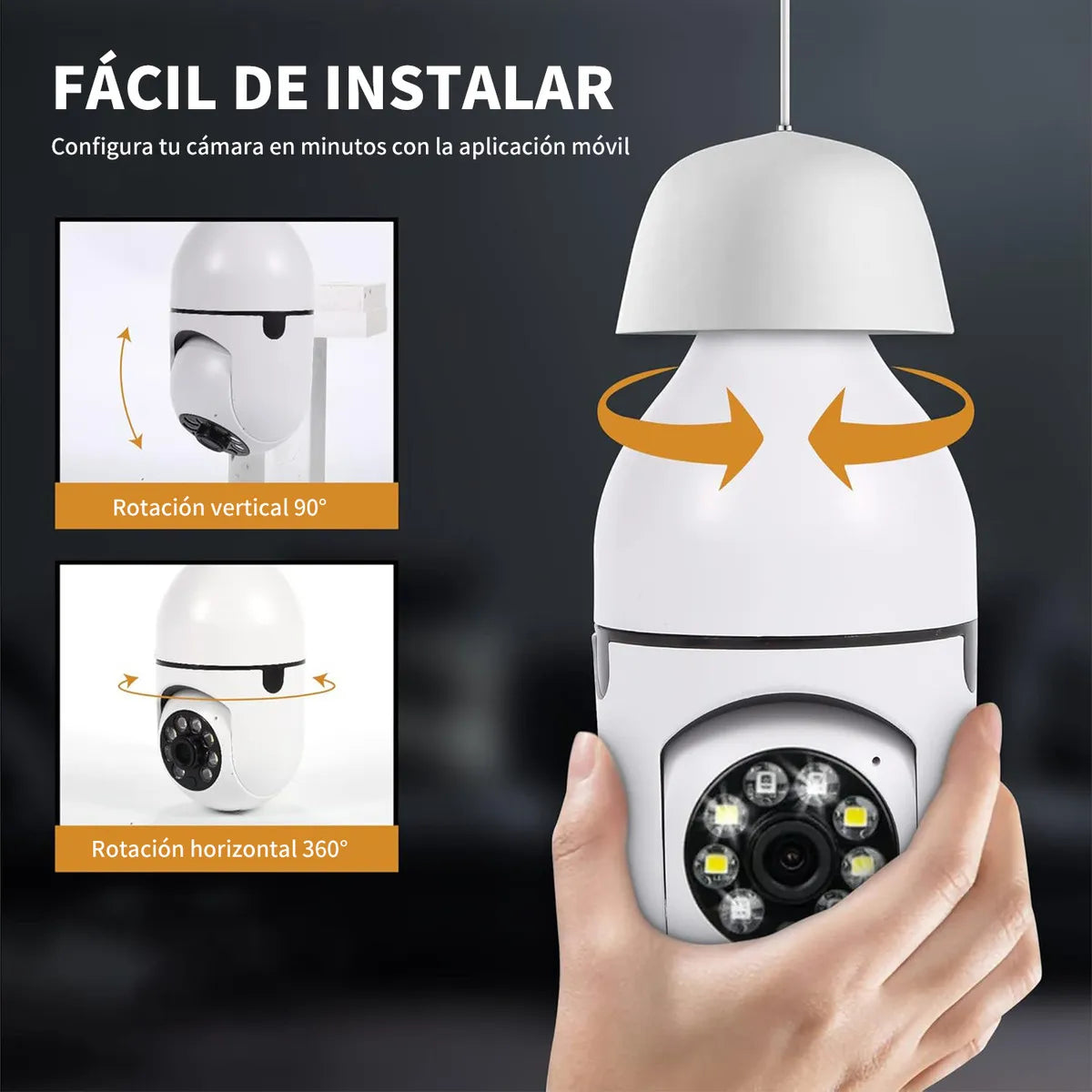 Foco Cámara de Seguridad Inteligente