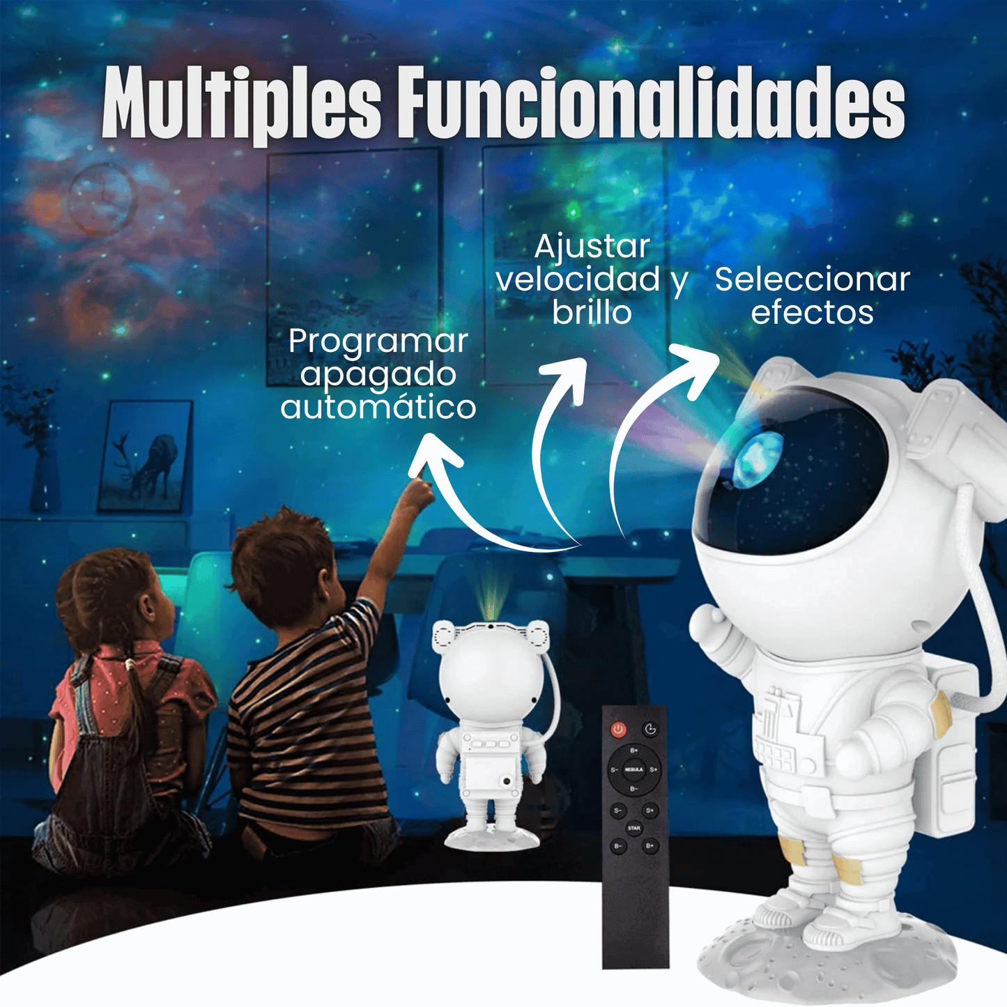 Proyector Astronauta LED