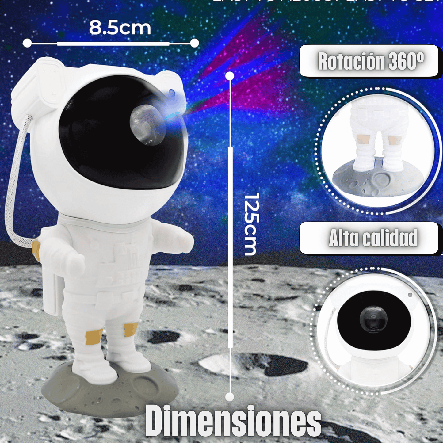 Proyector Astronauta LED