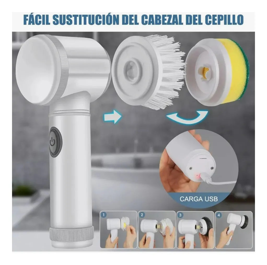 Cepillo Eléctrico Multifuncional 5 en 1