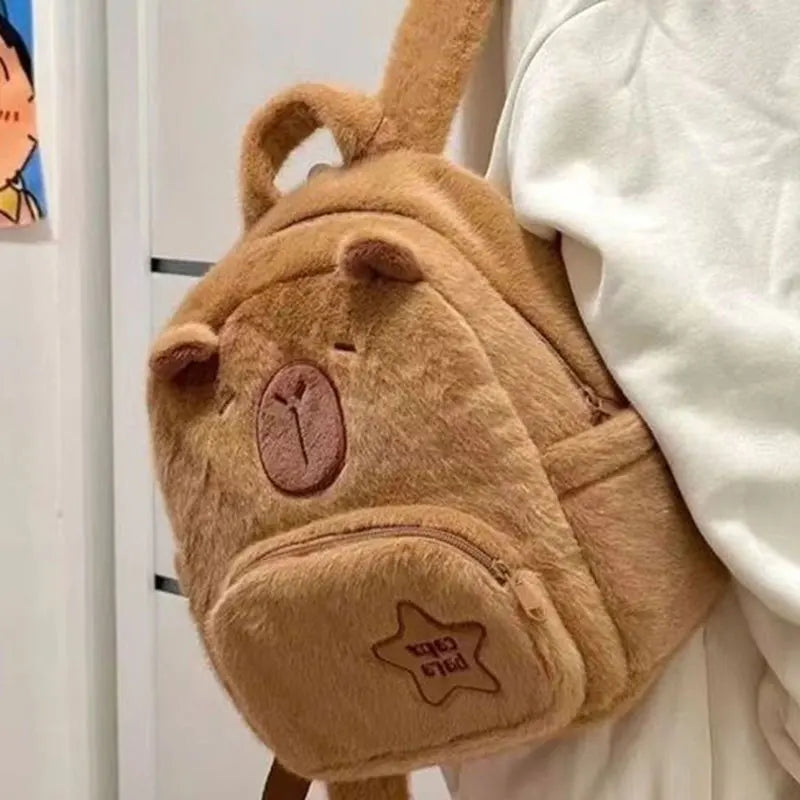 Mochila de Peluche Capibara
