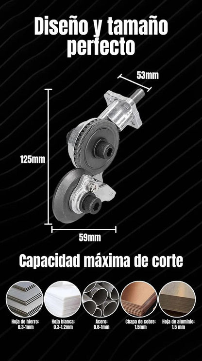 Adaptador Cortador de Metal