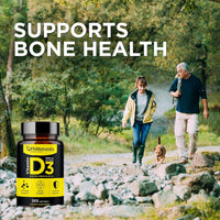VITAMINA D3 FORTALECE HUESOS, SISTEMA INMUNE Y ÁNIMO | 160 CAPSULAS