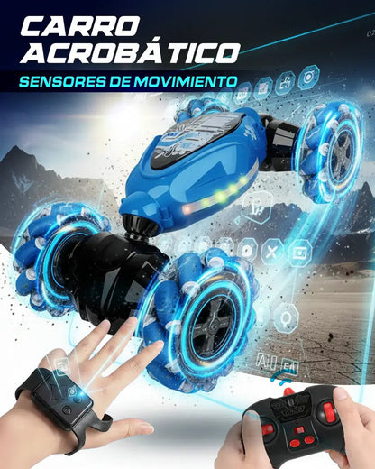 Carro Acrobático con Sensor de Movimiento Inteligente