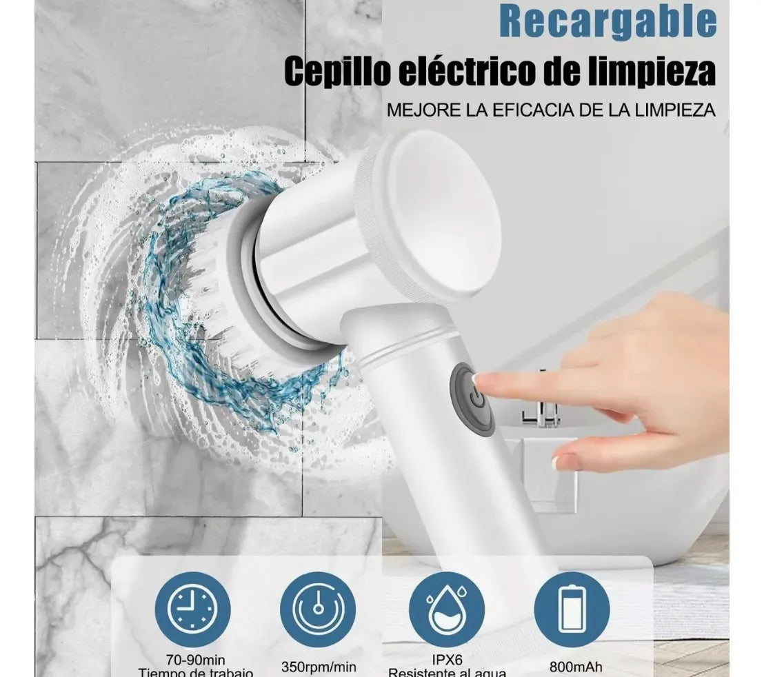 Cepillo Eléctrico Multifuncional 5 en 1