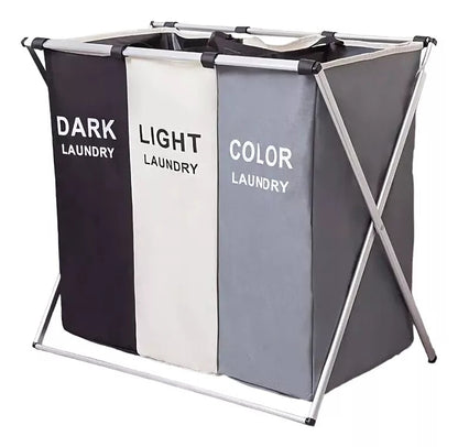 Organizador de tela plegable para ropa sucia