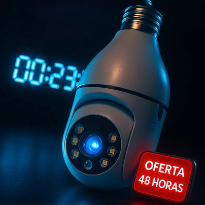 Foco cámara video vigilancia Full HD 360°
