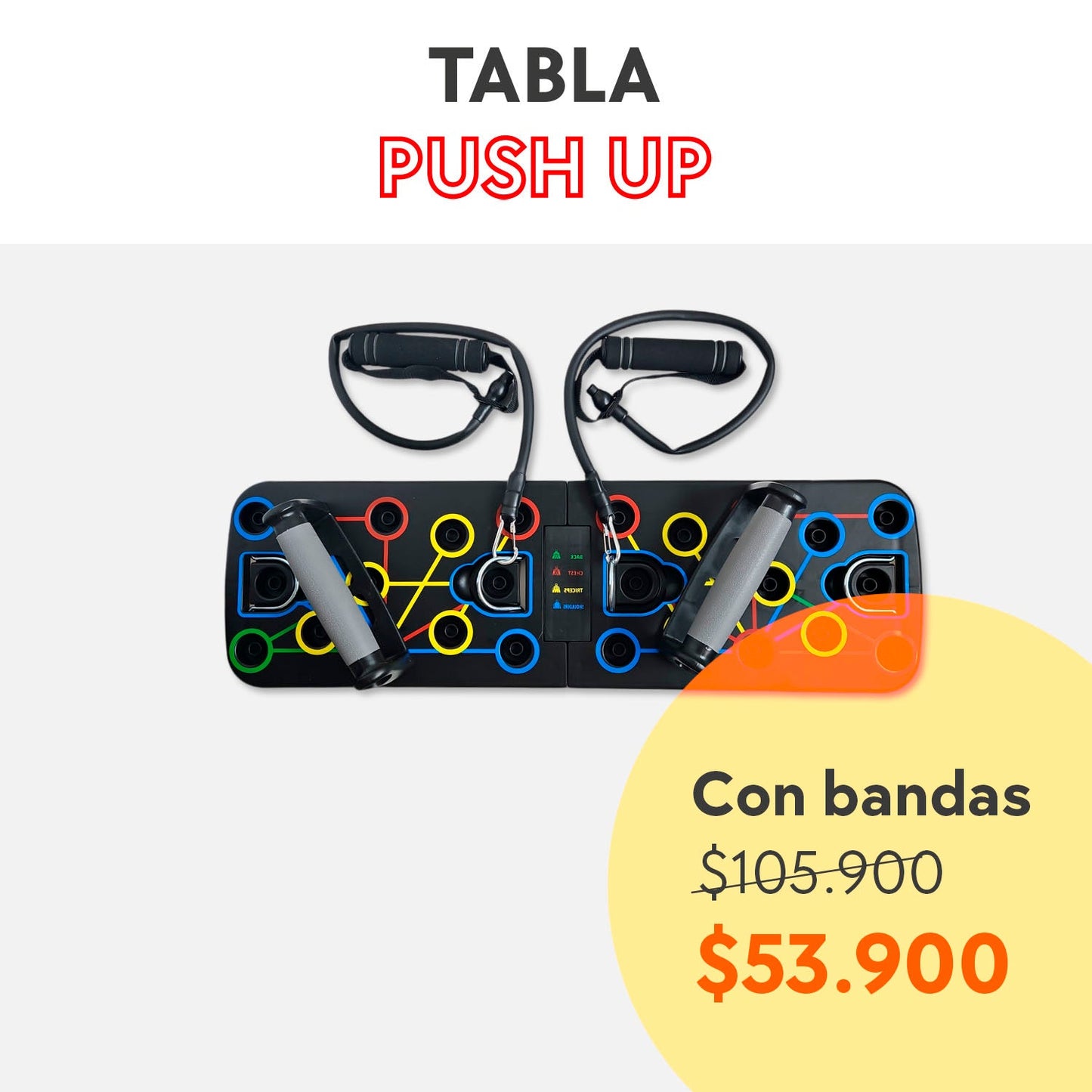 Tabla de flexiones 9 en 1 | Gimnasio en casa