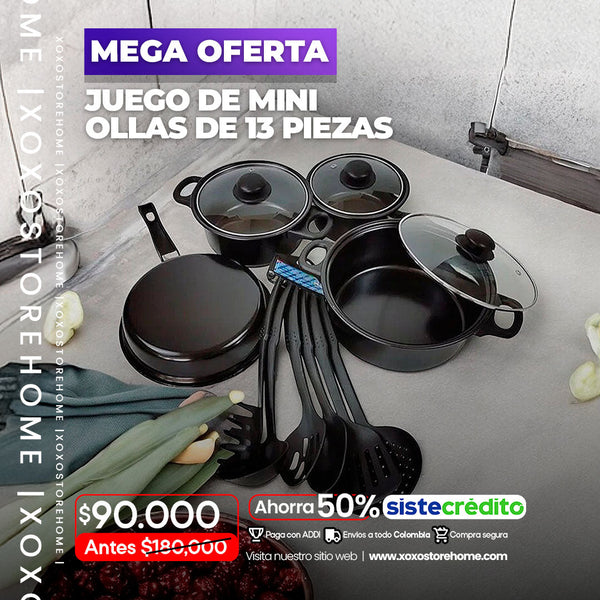 Set de ollas antiadherente premium