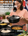 Juego de Ollas 13 Piezas Premium