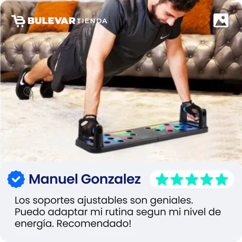 Tabla de flexiones 9 en 1 | Gimnasio en casa