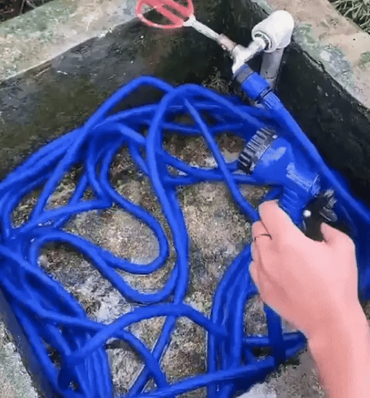 Manguera Expandible Azul Flexible