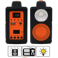 Mini Parlante con Panel Solar